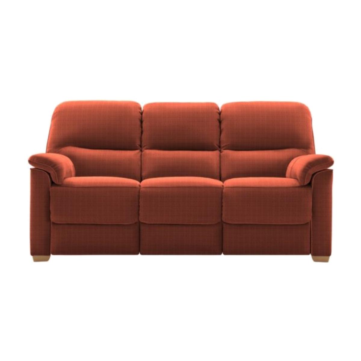 G Plan Chadwick Fabric 3 Seater With Show Wood Fabric – image 1