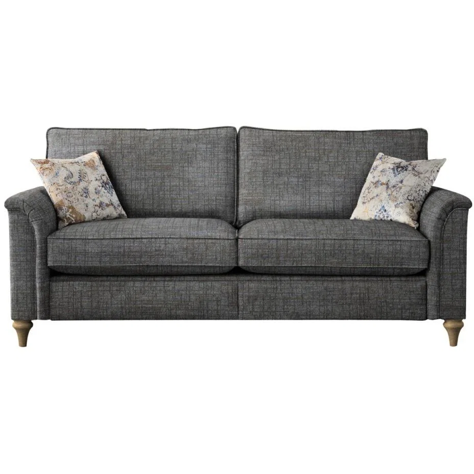 Parker Knoll Rowan Plain Back Grand 3 Seater Sofa - Fabric Grade B, Cotton – image 2