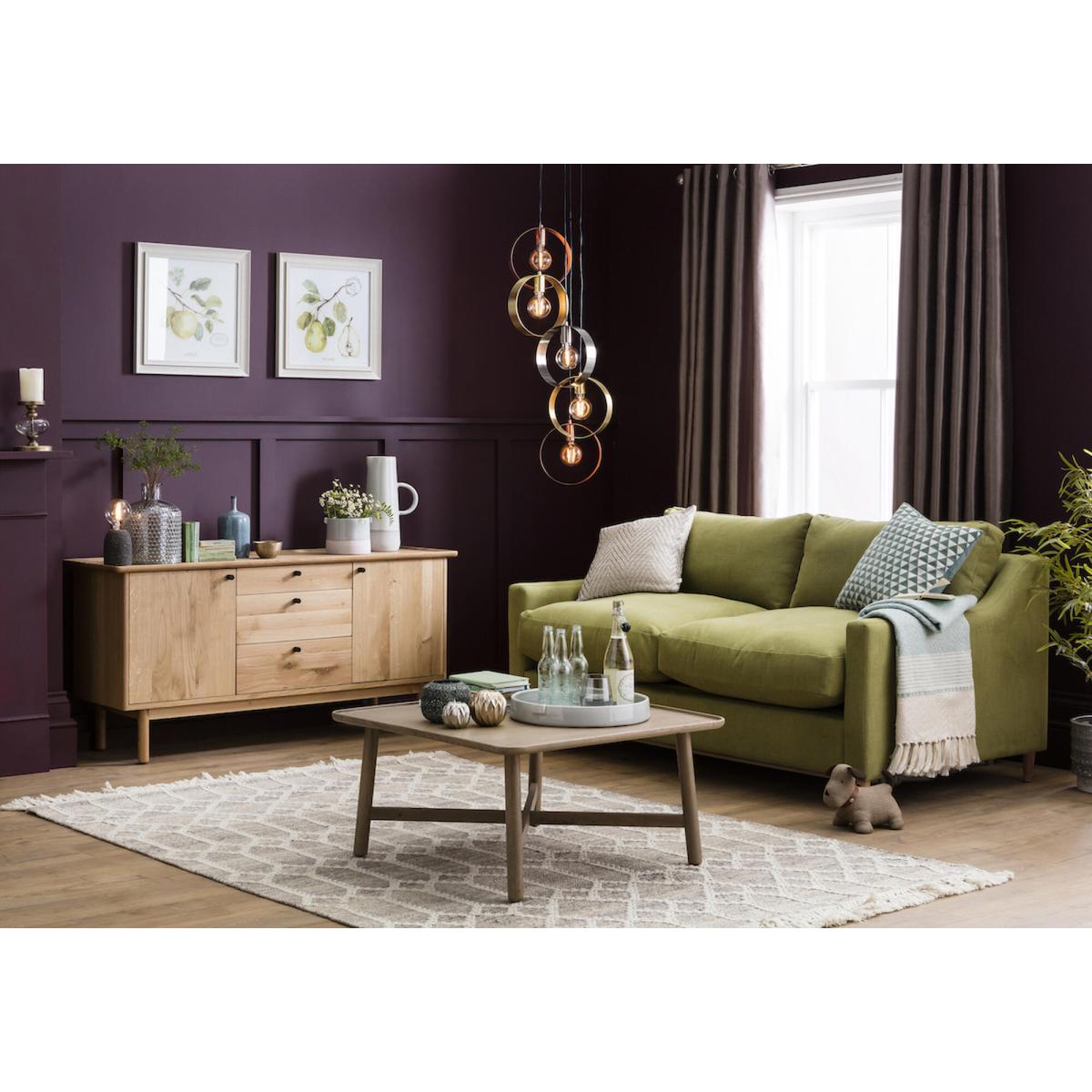 Josh Three-Seater Sofa in Cloudy Grey – image 3