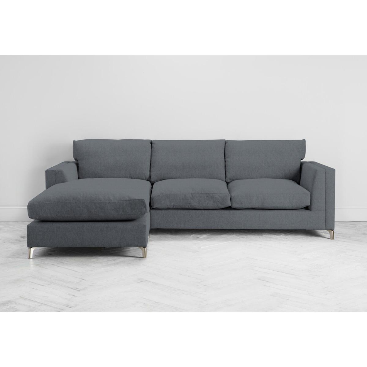 Chris Left Hand Chaise Sofa in The Great White – image 2