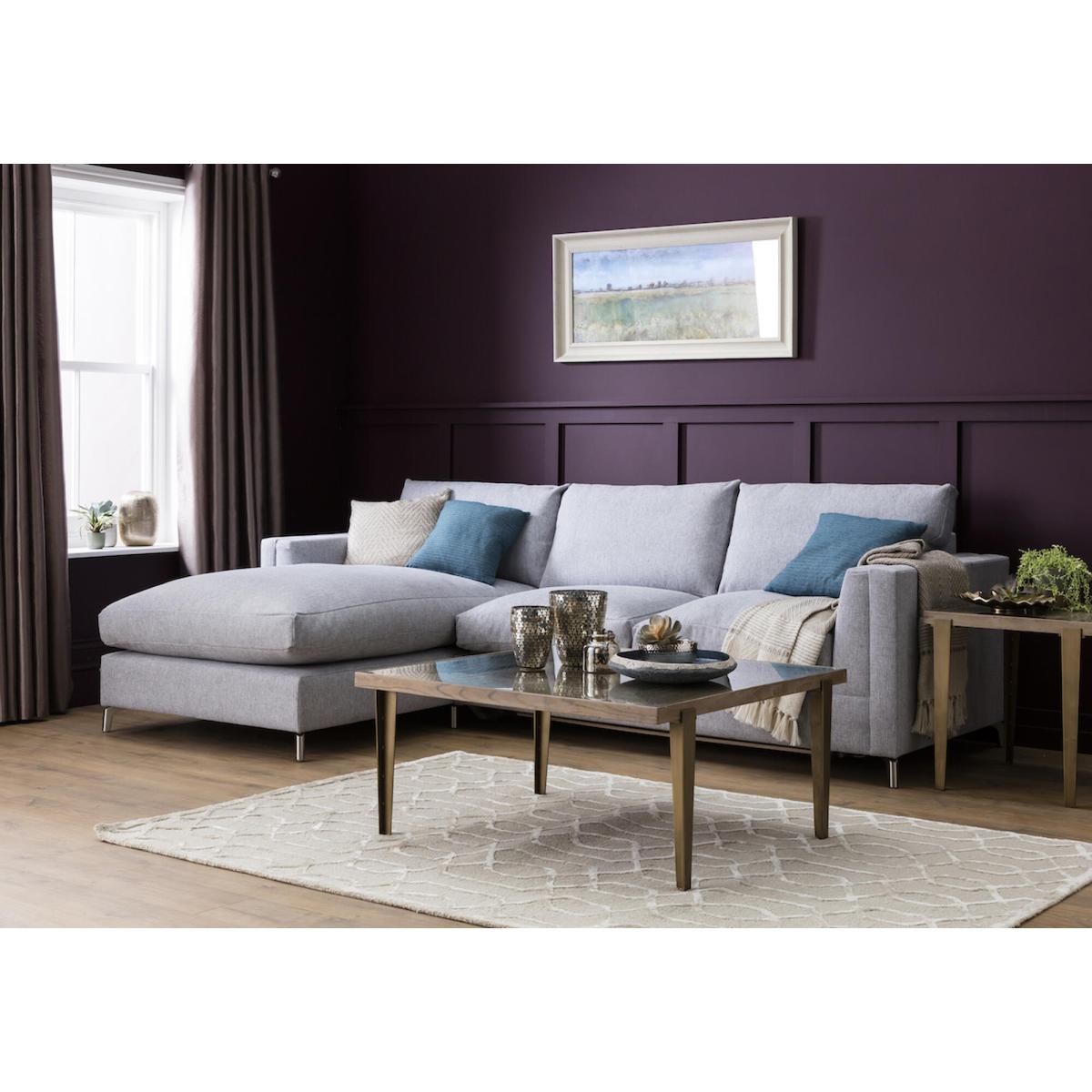 Chris Left Hand Chaise Sofa in The Great White – image 3