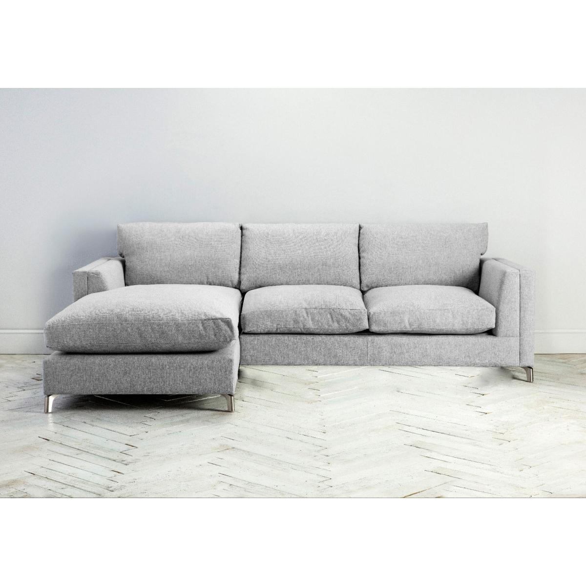 Chris Left Hand Chaise Sofa in The Great White – image 4