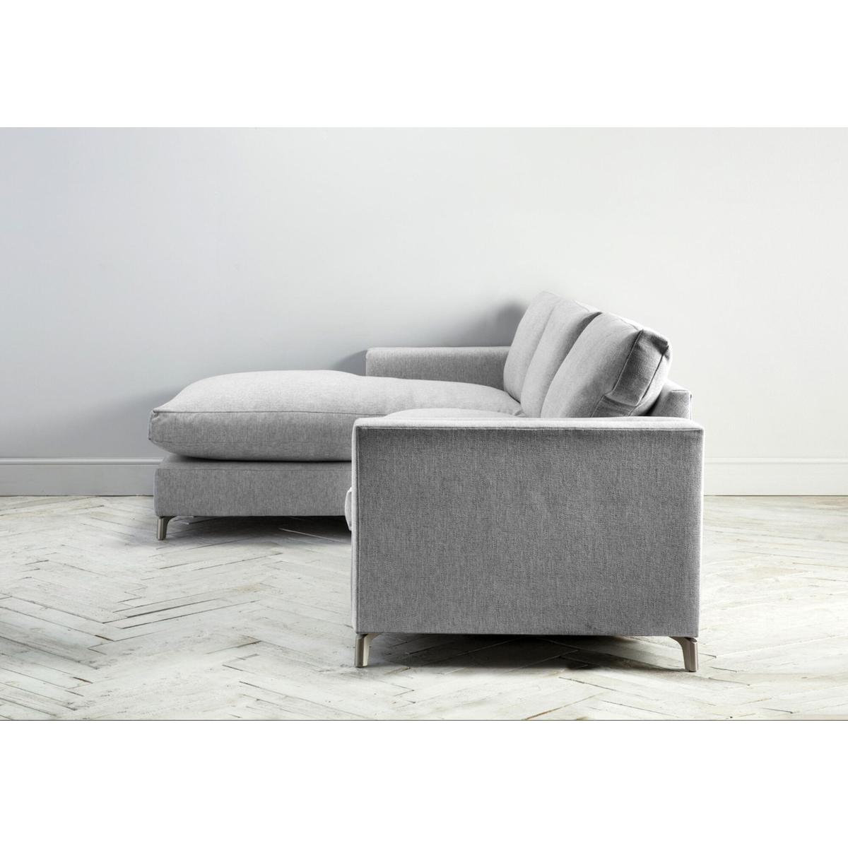 Chris Left Hand Chaise Sofa in The Great White – image 6