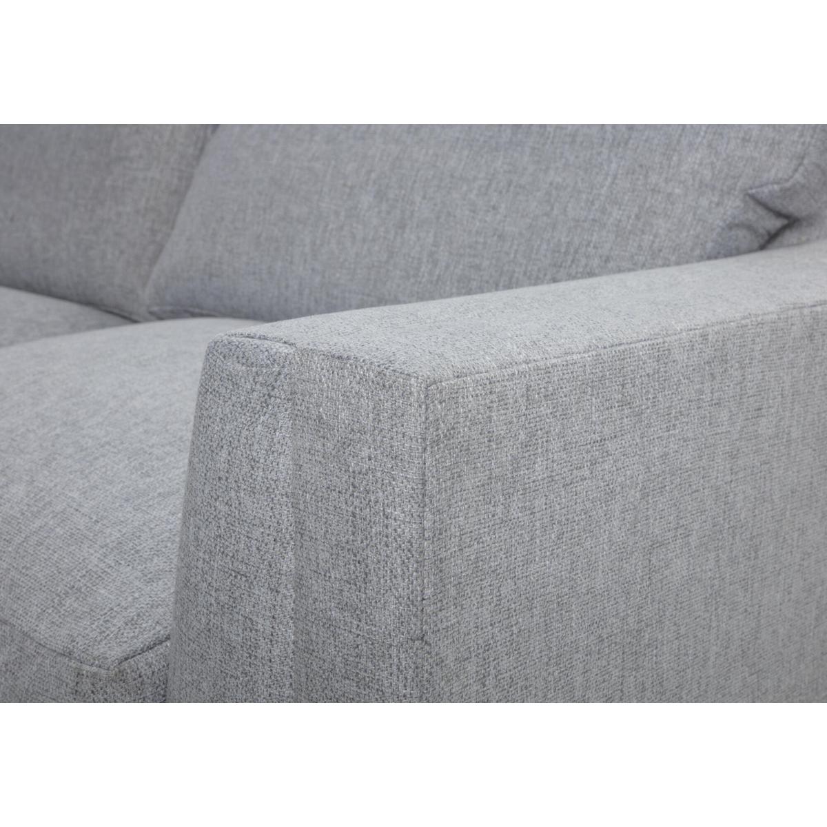Chris Left Hand Chaise Sofa in The Great White – image 8