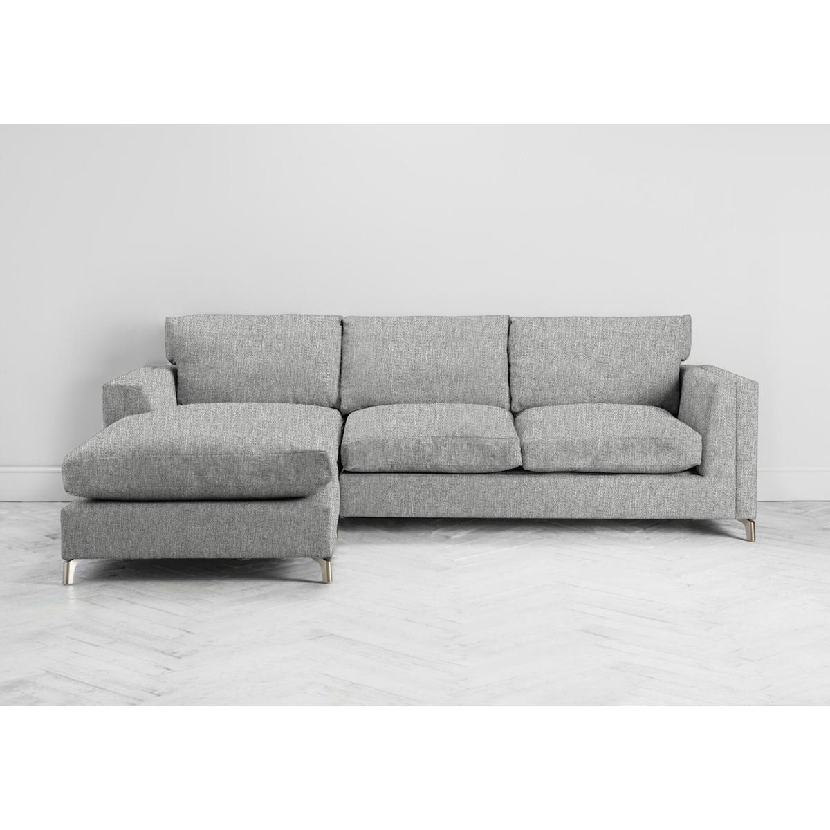 Chris Left Hand Chaise Sofa in The Great White – image 1