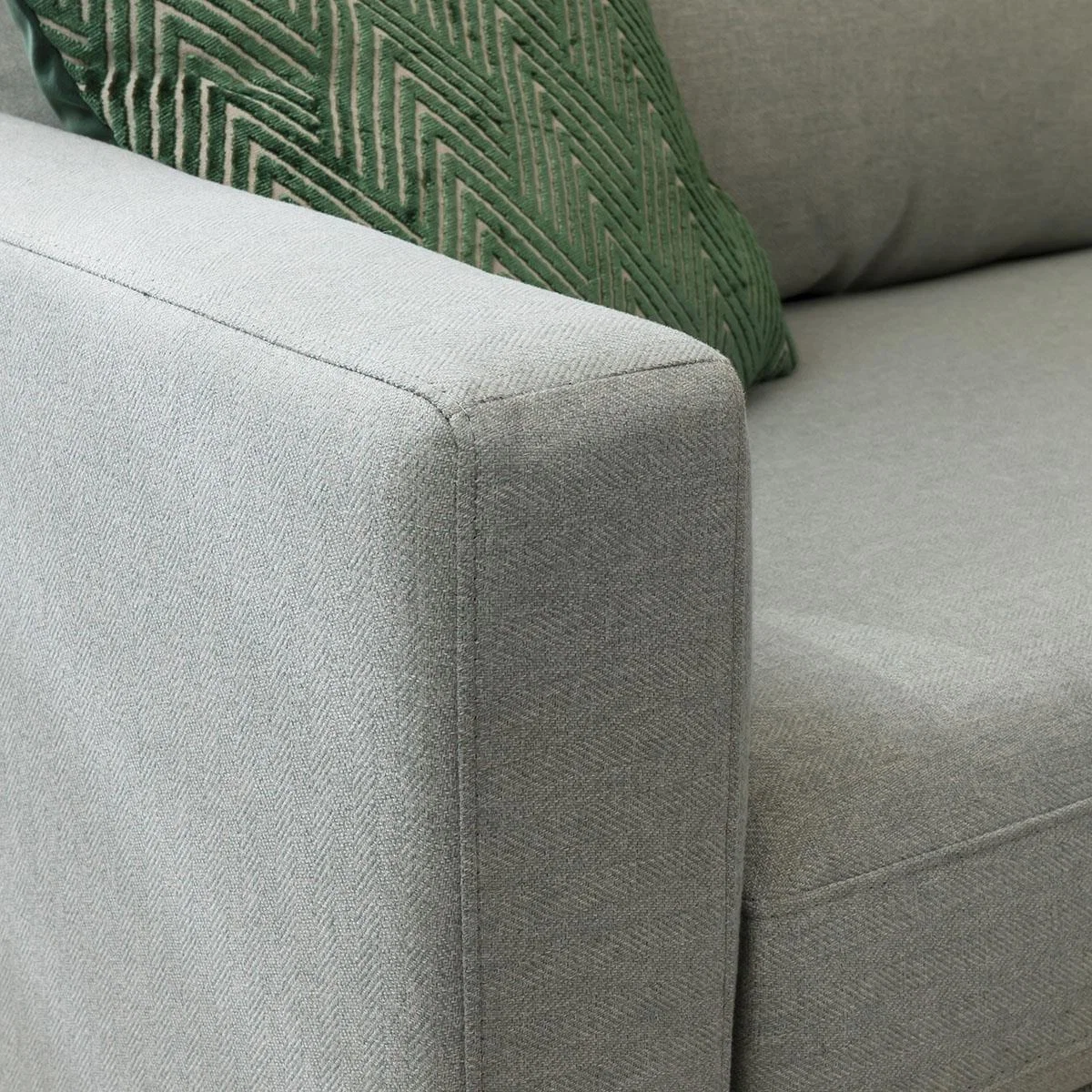 3 Seater Mid-Century Modern Sofa - Metal Legs - Choose Your Premium Fabric - 205cm – image 2