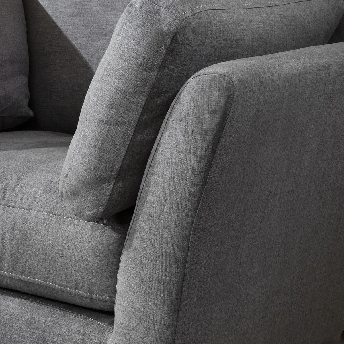Modern Modular 3 Seater Sectional Sofa 264cm Premium Custom Fabric – image 2
