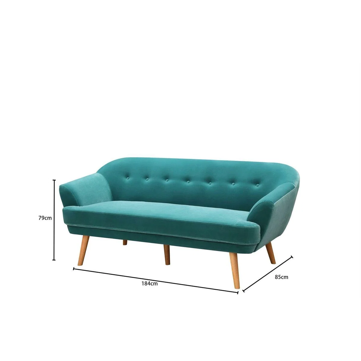 Snowdonia 3 Seater Sofa - Green - Green – image 4