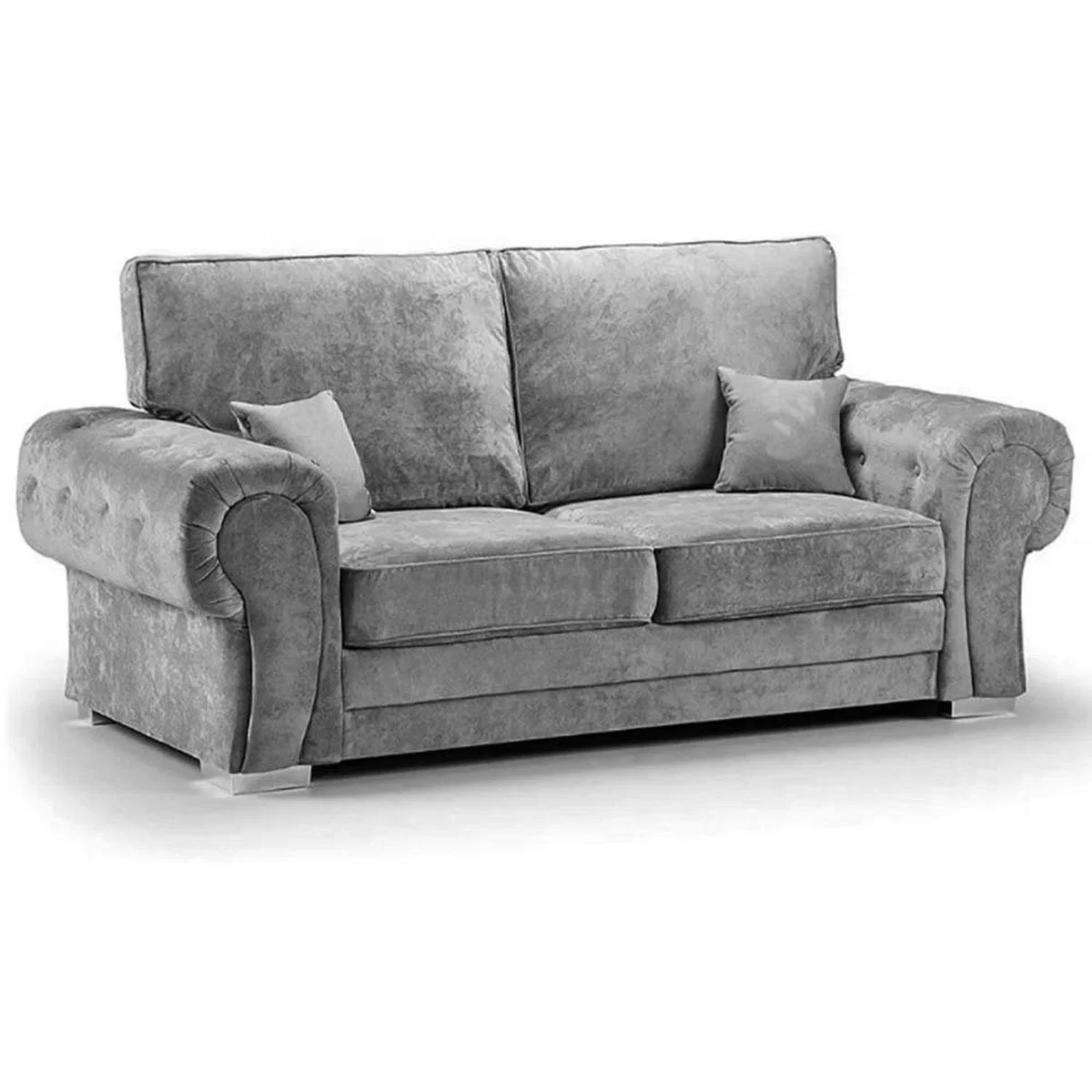 Chingford 3 Seater Sofa and 2 Seater Sofa Set Full Back - Grey – image 4