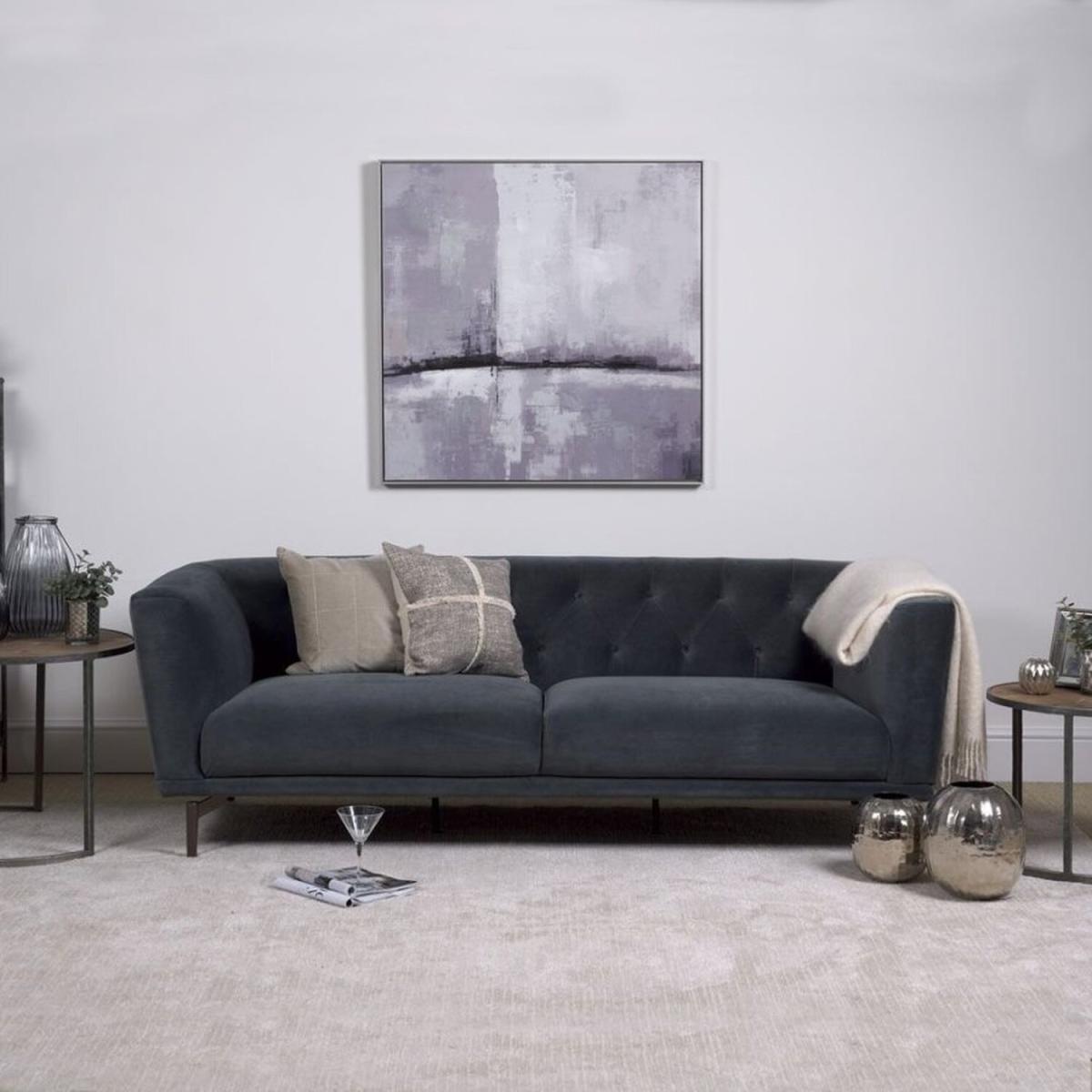 Baron 3 Seater Sofa - Grey – image 1