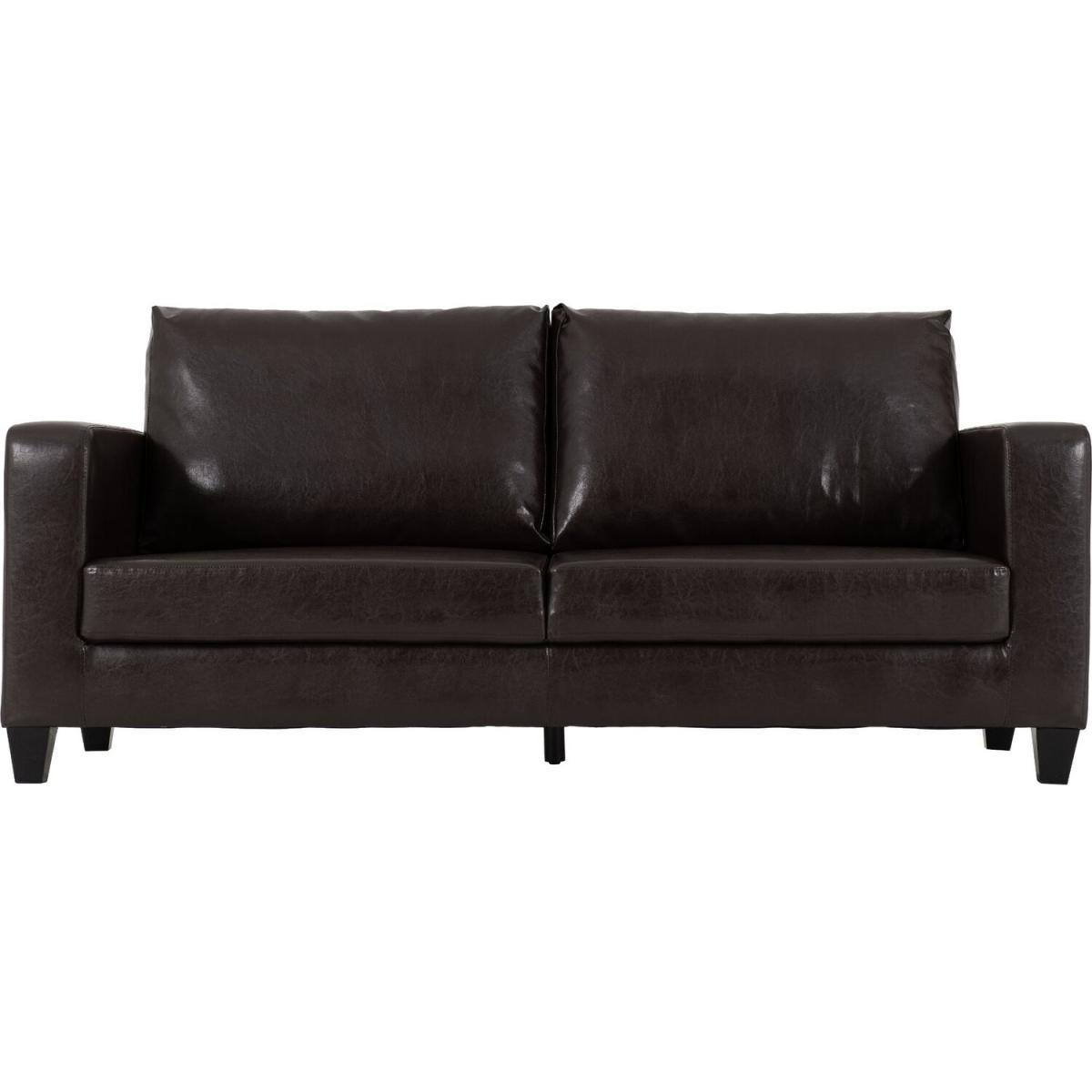 Tempo 3 Seater Sofa - Brown PU – image 2