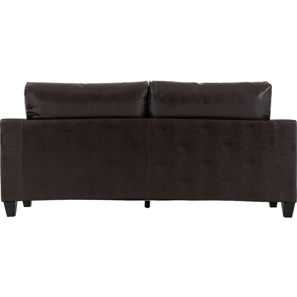 Tempo 3 Seater Sofa - Brown PU – image 3