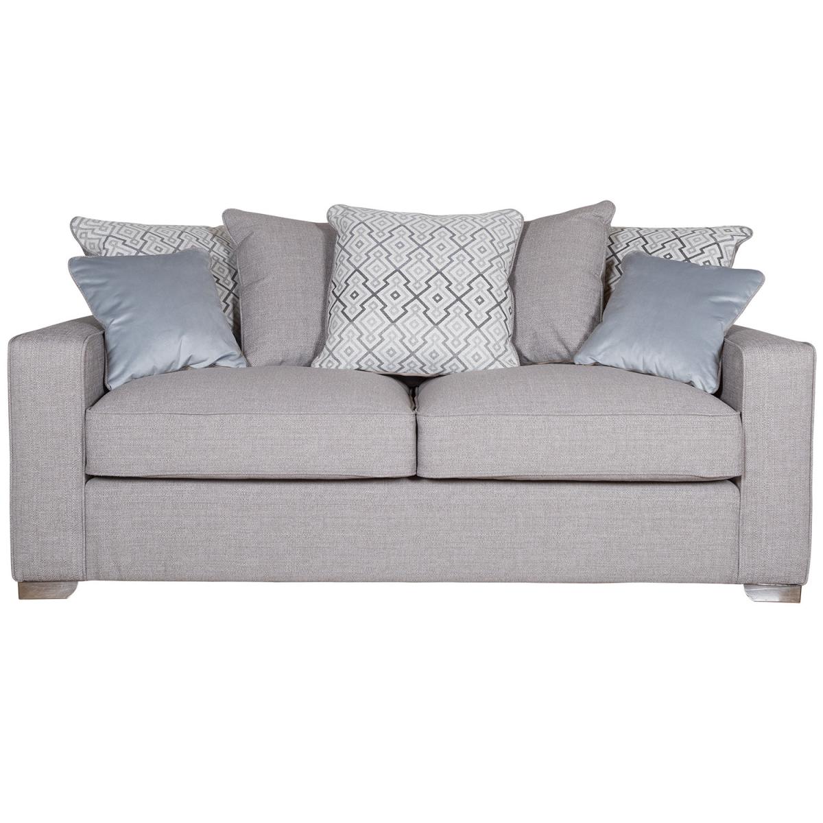 New York Three Seater Scatterback Sofa - Barley Silver / Fielding Mustard – image 6