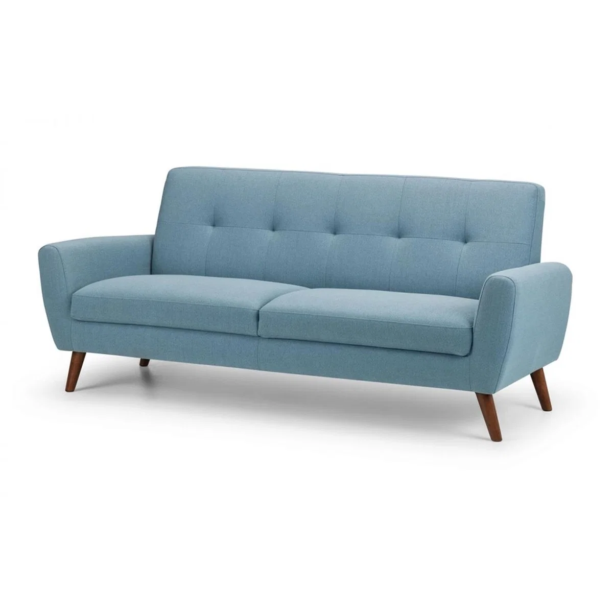 Linen Fabric 3 Seater Sofa - Light Blue – image 2
