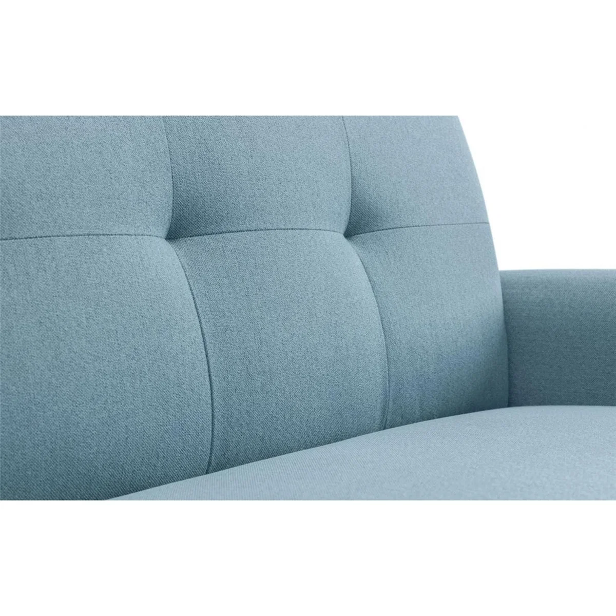 Linen Fabric 3 Seater Sofa - Light Blue – image 3