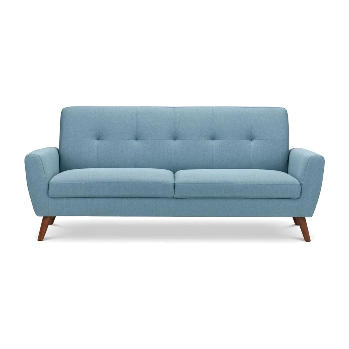 Linen Fabric 3 Seater Sofa - Light Blue – image 1