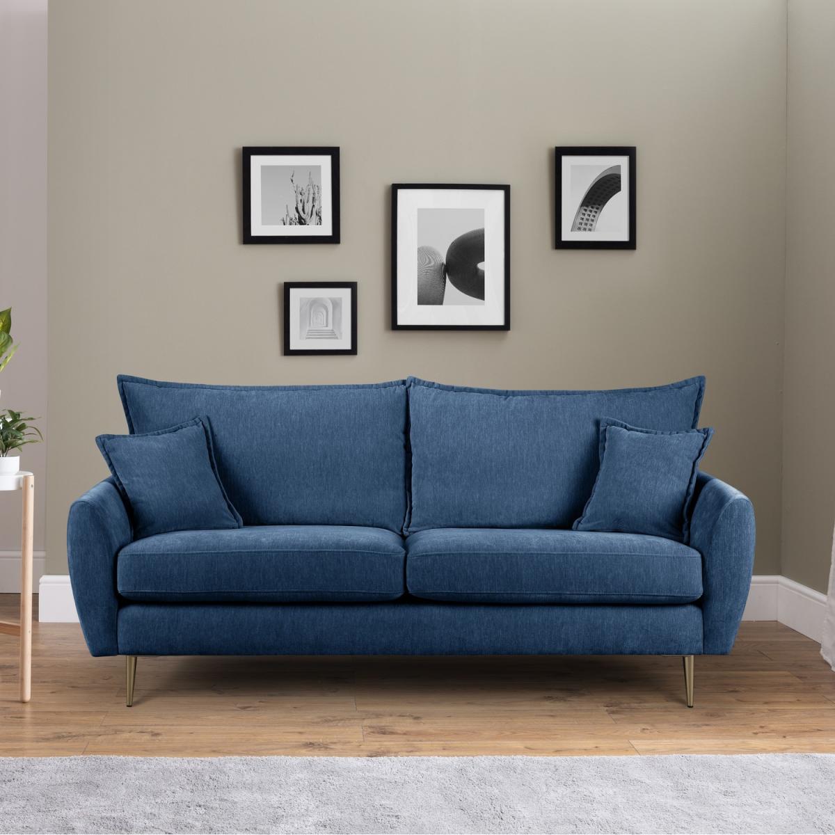 The Tiffany - 3 Seater Sofa - Navy – image 1