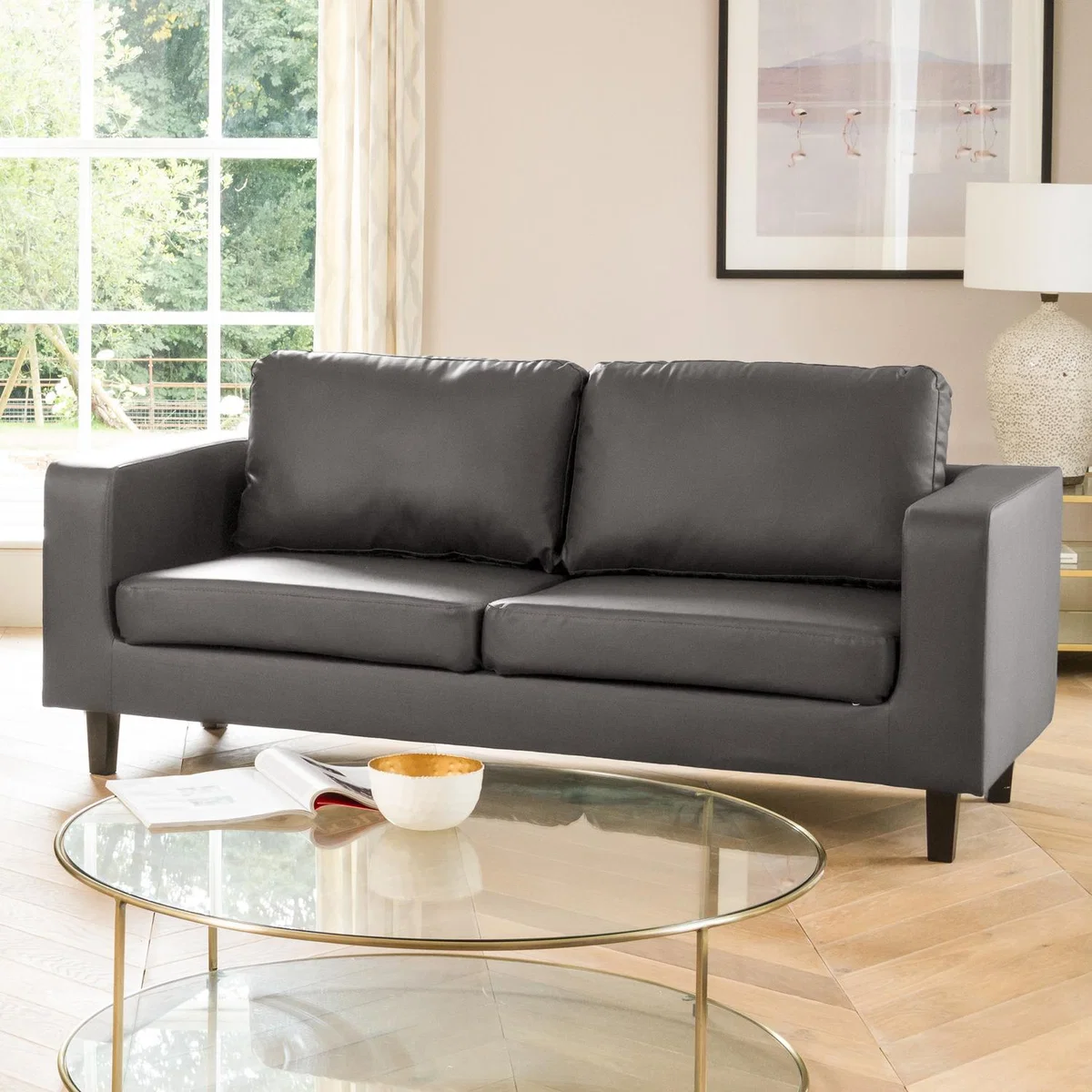 Monmouth 3 Seat Sofa - Grey