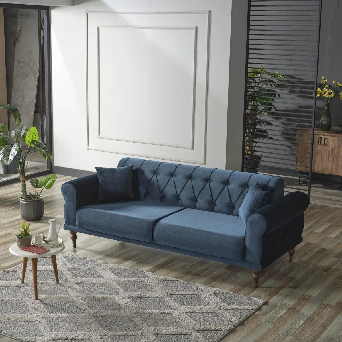 Pera Three Seater Sofa - Dark Green – image 1
