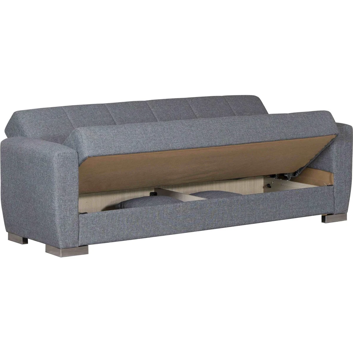 Dennis Linen Sofa Bed 3 Seater - Grey – image 4