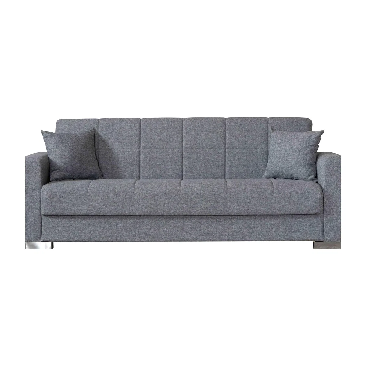 Dennis Linen Sofa Bed 3 Seater - Grey – image 1
