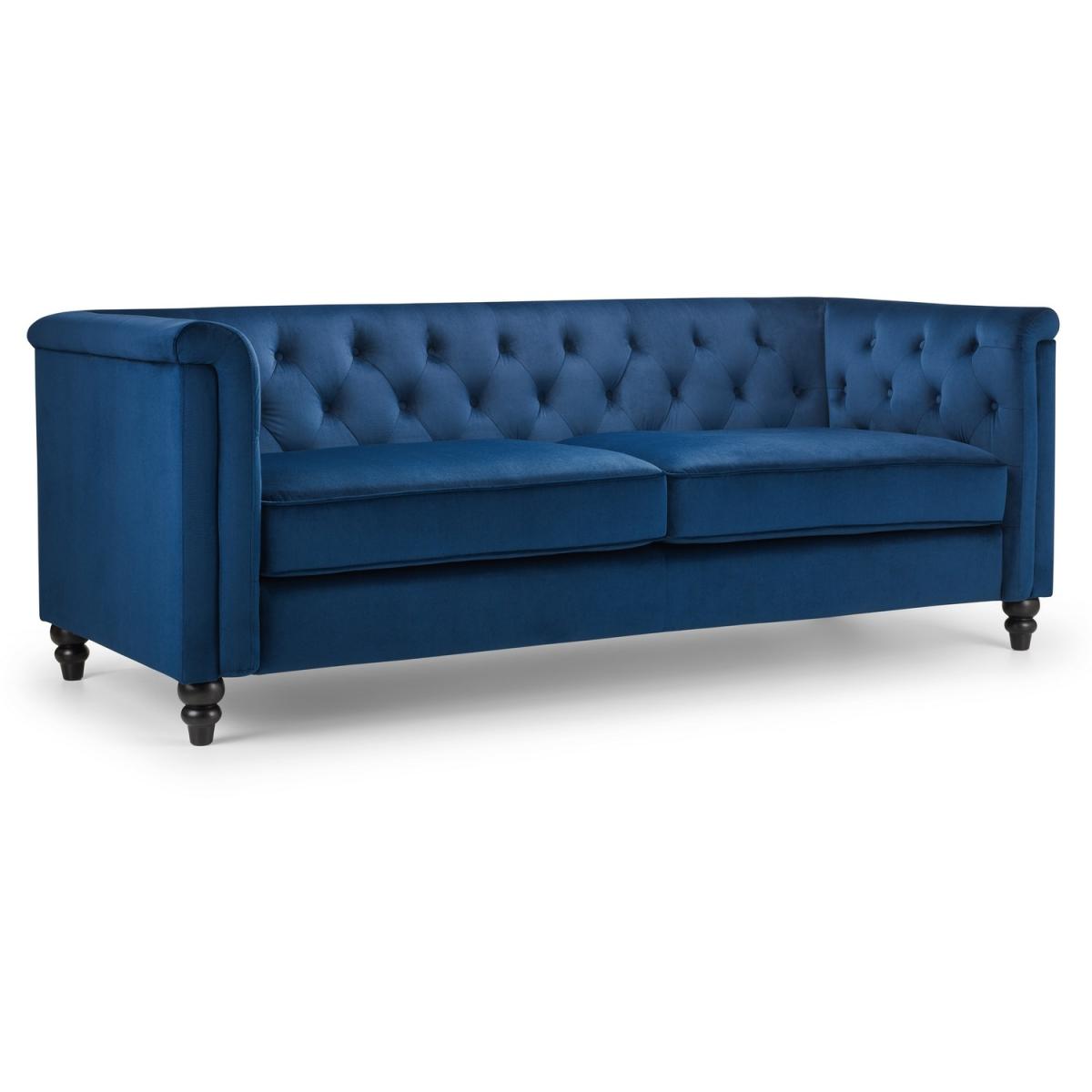 Sandringham 3 Seater Sofa - Blue – image 3