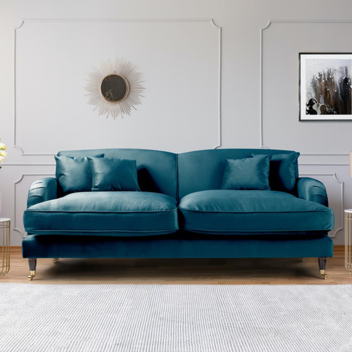 Charlotte 3 Seater Sofa - Peacock