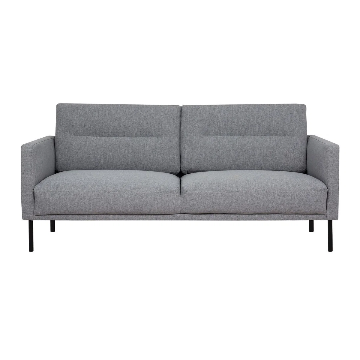 Larvik 2.5 Seater Black Leg Sofa - Grey – image 2