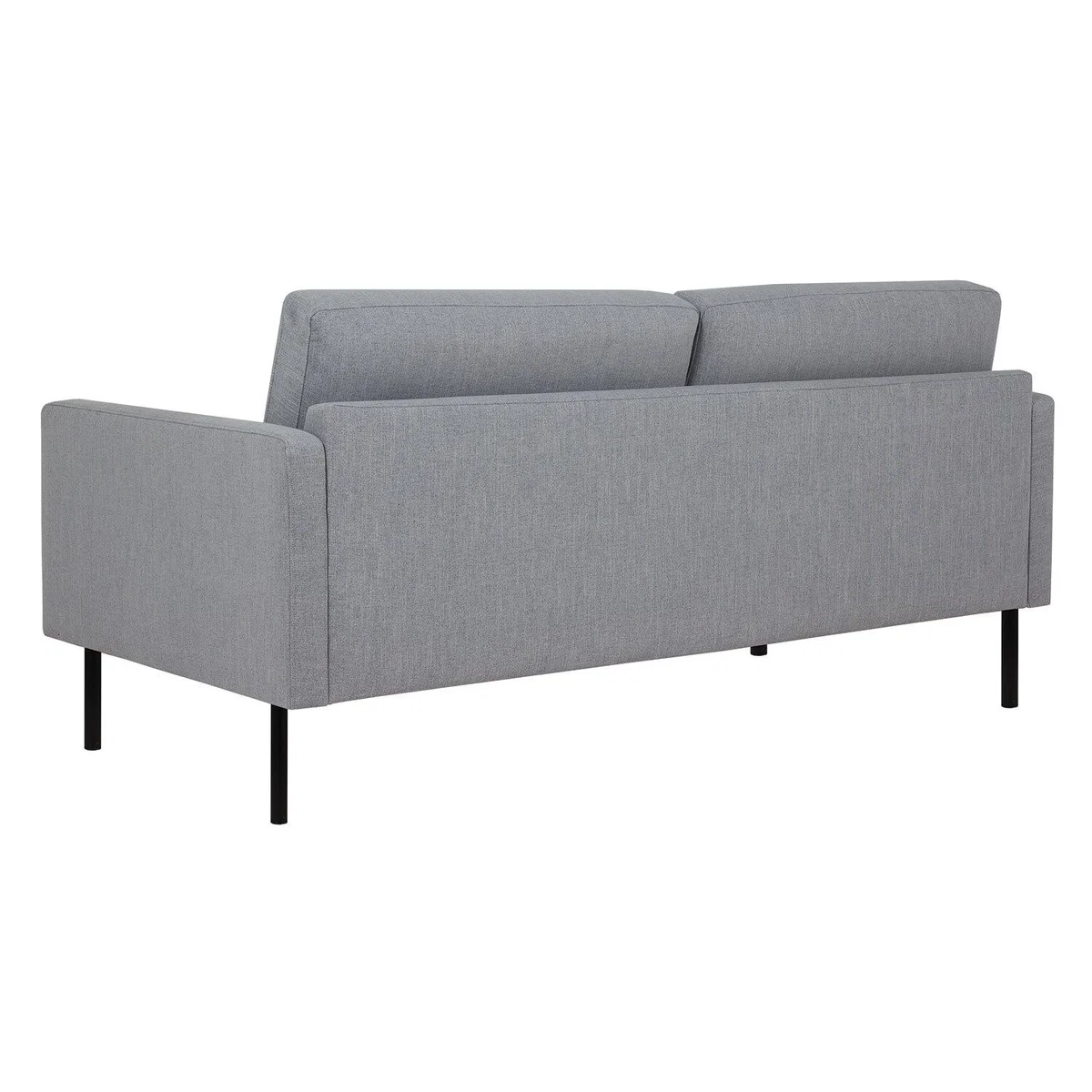 Larvik 2.5 Seater Black Leg Sofa - Grey – image 4