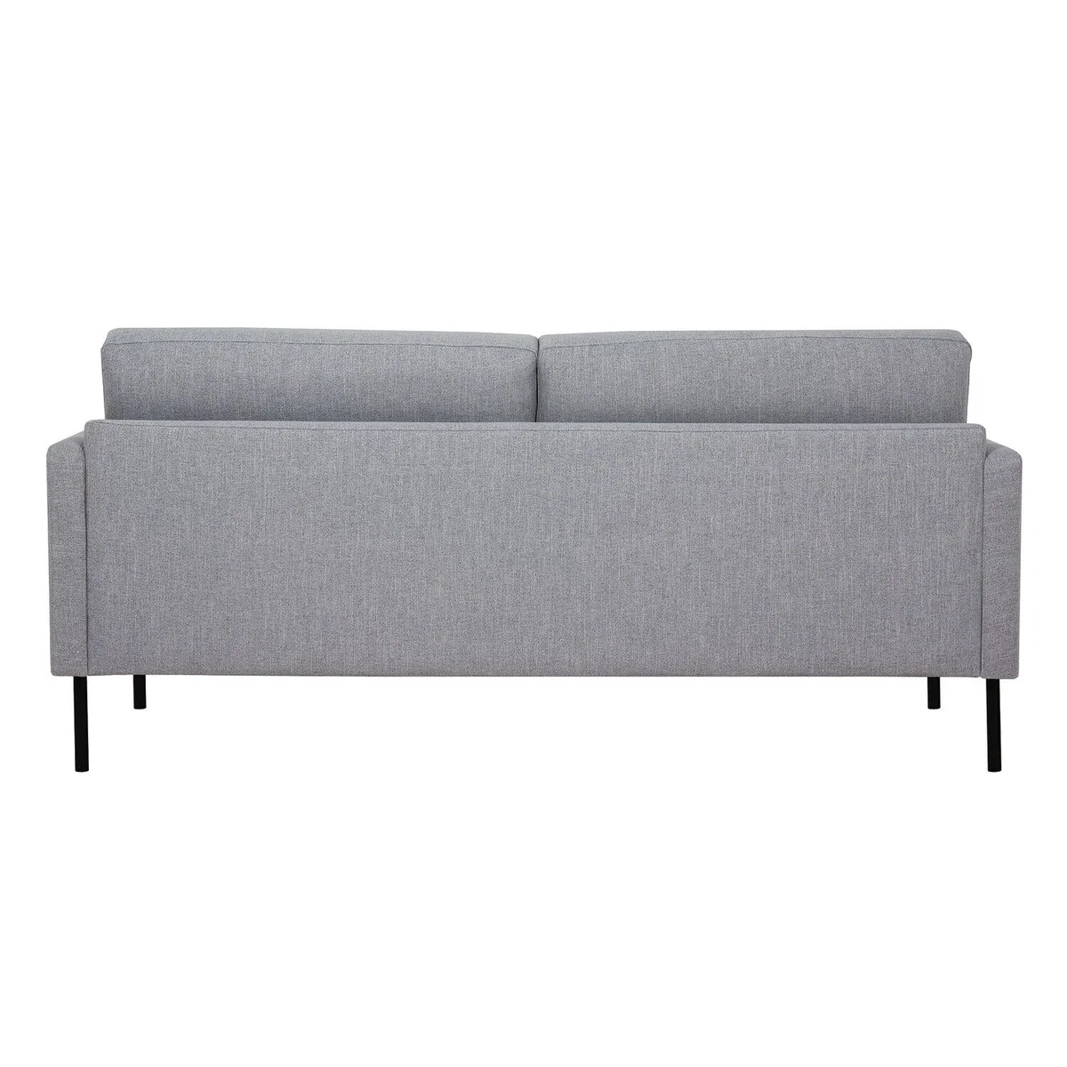 Larvik 2.5 Seater Black Leg Sofa - Grey – image 5