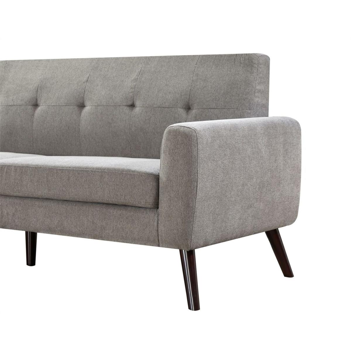 Snowdonia 3 Seater Button Back Sofa - Grey - Grey – image 3