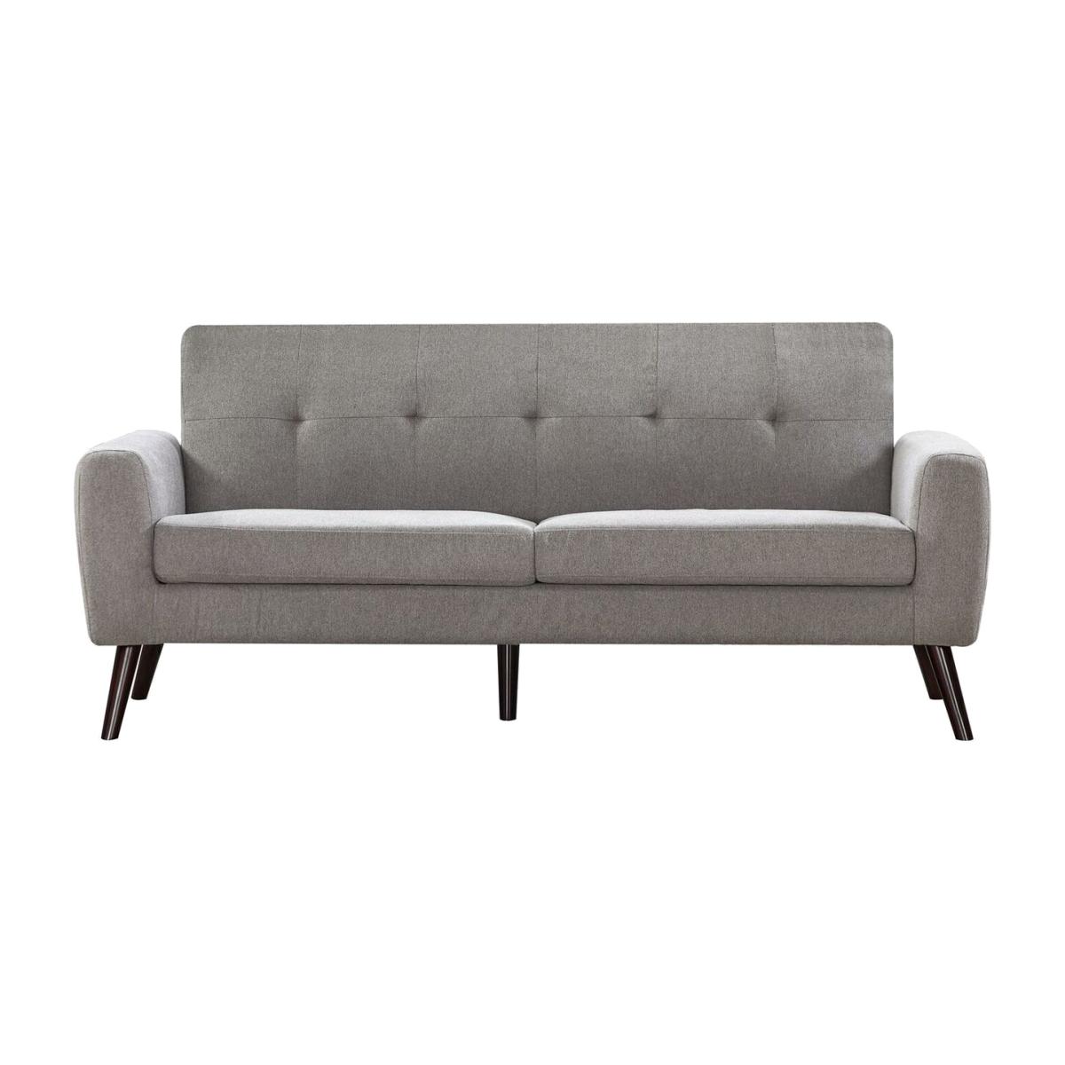 Snowdonia 3 Seater Button Back Sofa - Grey - Grey – image 1