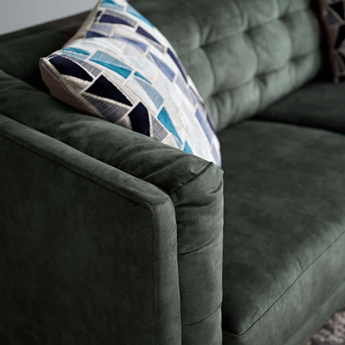 Marseilles 3 Seater Sofa - Forest Green – image 4