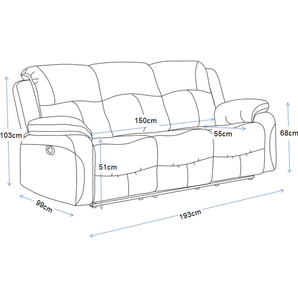Milano 3-Seater Sofa – image 3