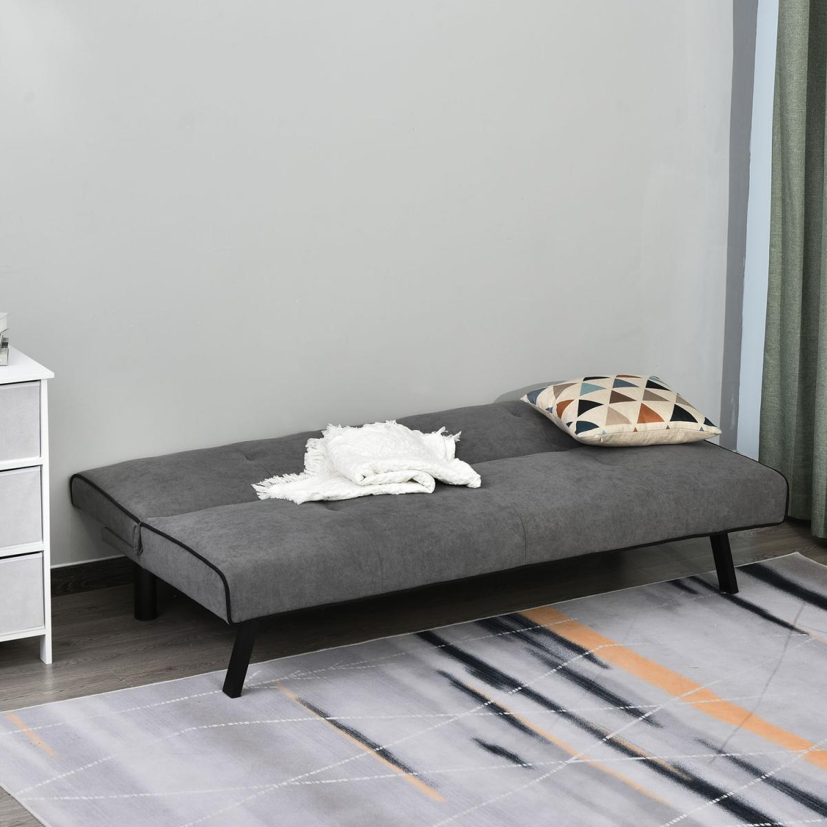 3 Seater Sofa Bed  - Grey – image 2