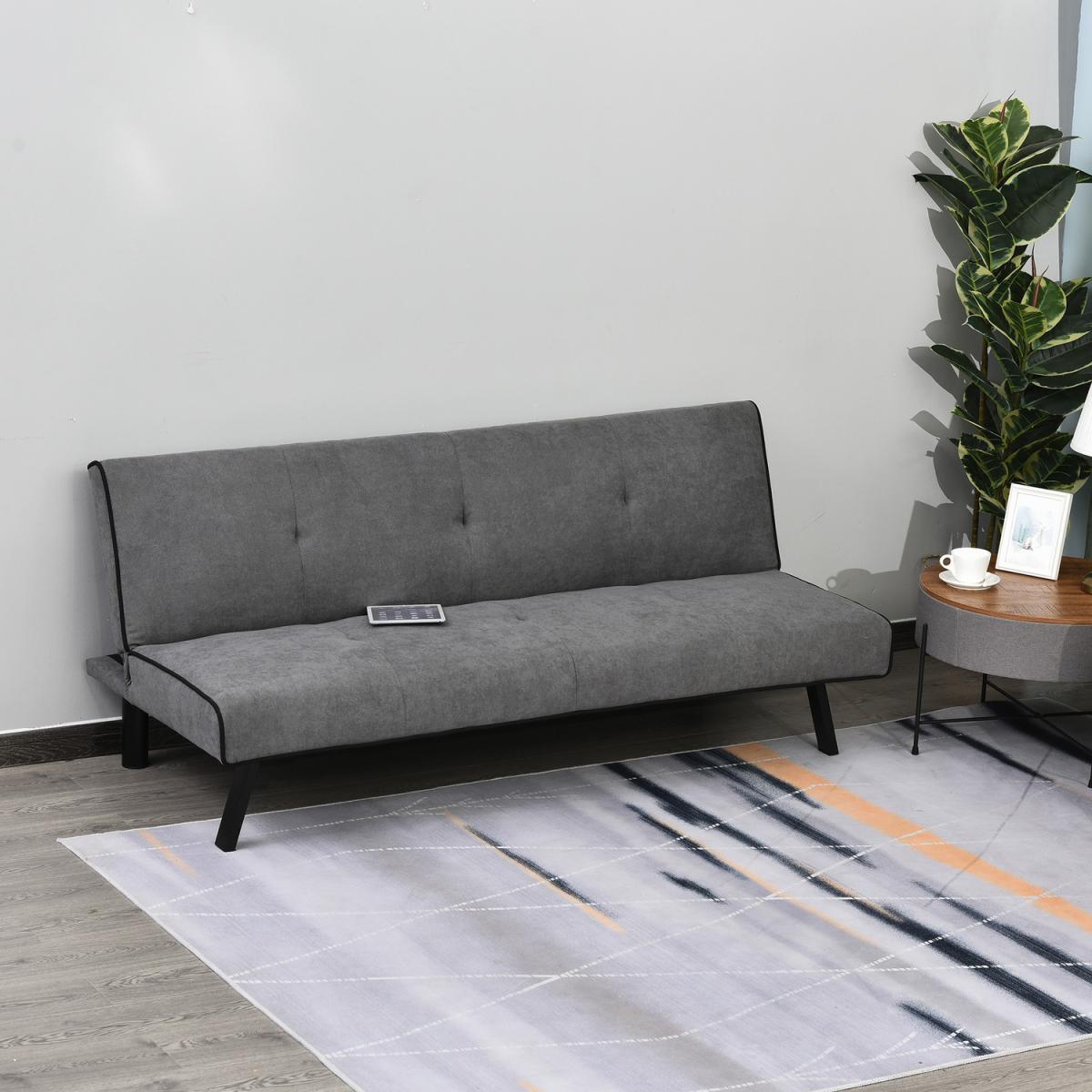 3 Seater Sofa Bed  - Grey – image 6