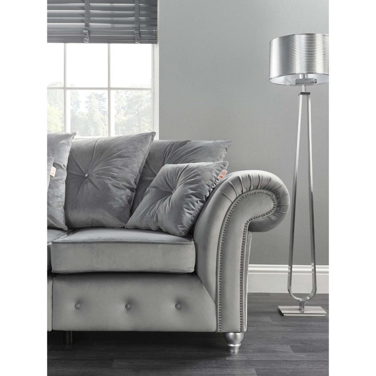 Kensington 3 Seater Sofa - Light Grey – image 4