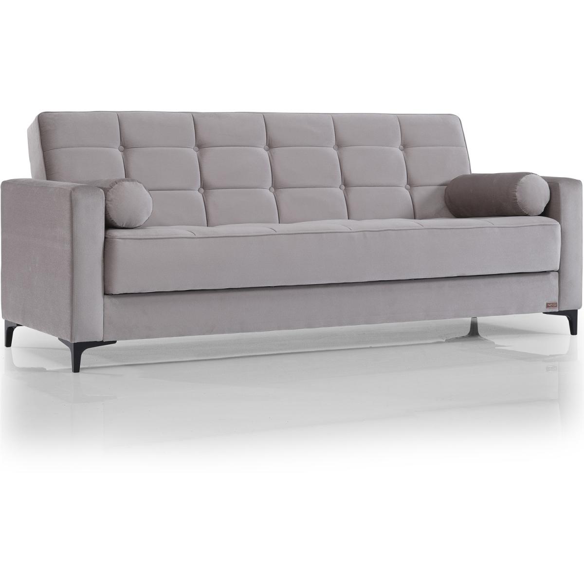 Mira Three Seater Clic Clac Sofa - Grey – image 3