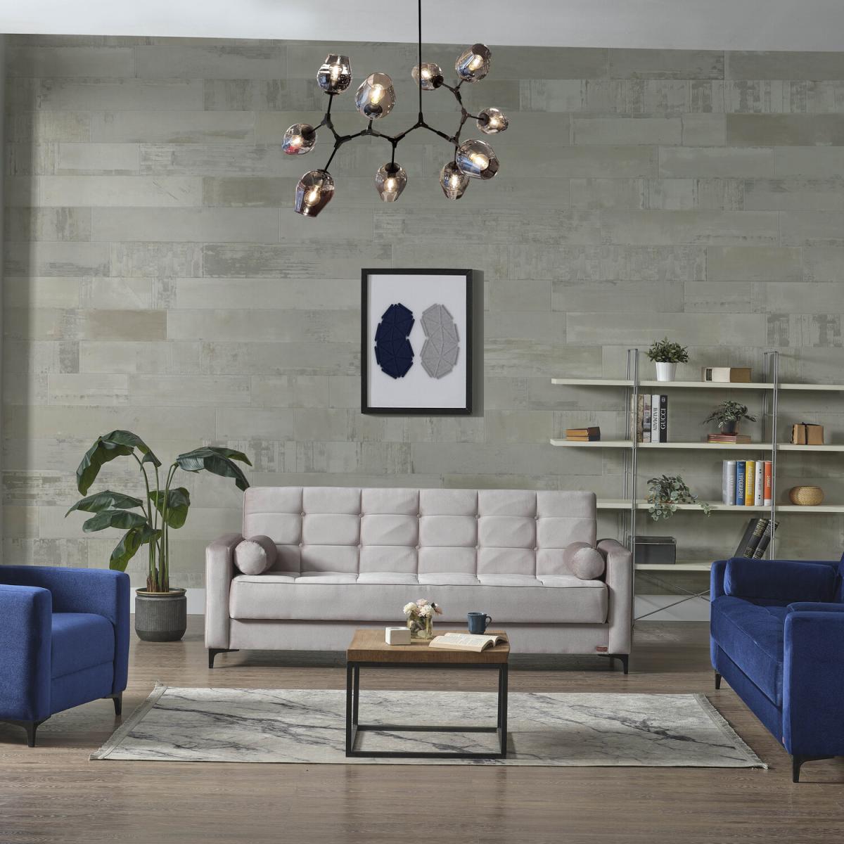 Mira Three Seater Clic Clac Sofa - Grey – image 7