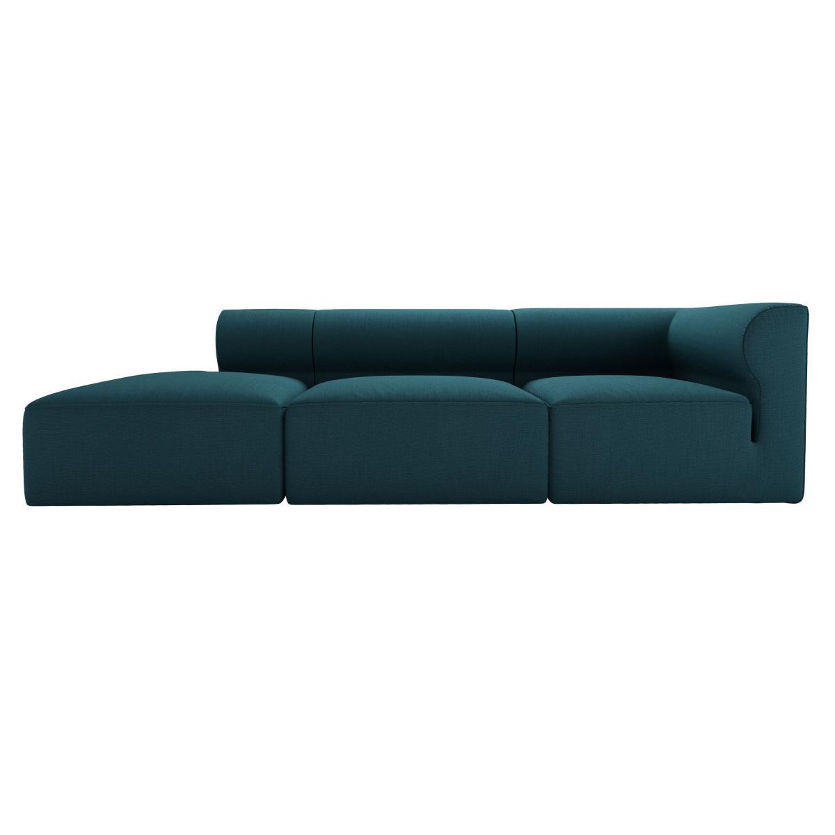 Cohen LHF Modular Sofa in Evergreen Brushed Linen Cotton - sofa.com – image 2