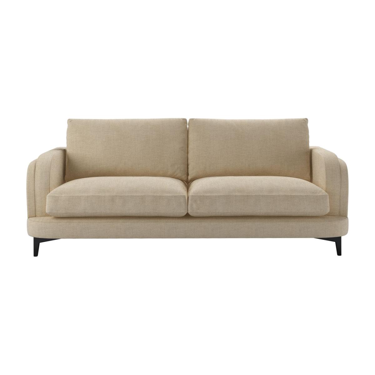 Boston Curved Arm 3 Seat Sofa in Shearling Hygge Chunky Weave – image 1