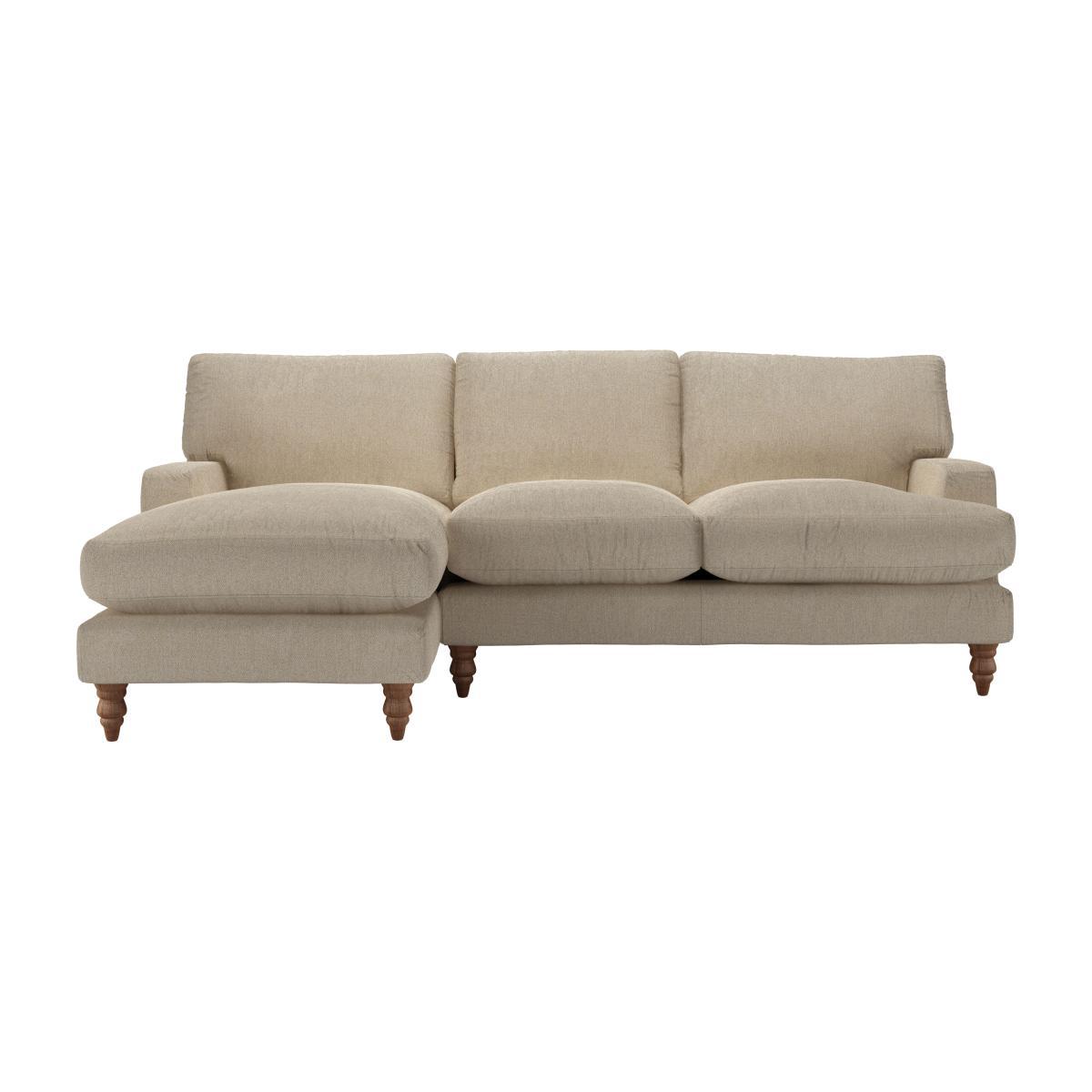 Isla Medium LHF Chaise Sofa in Cashew Baylee Viscose Linen - sofa.com – image 1