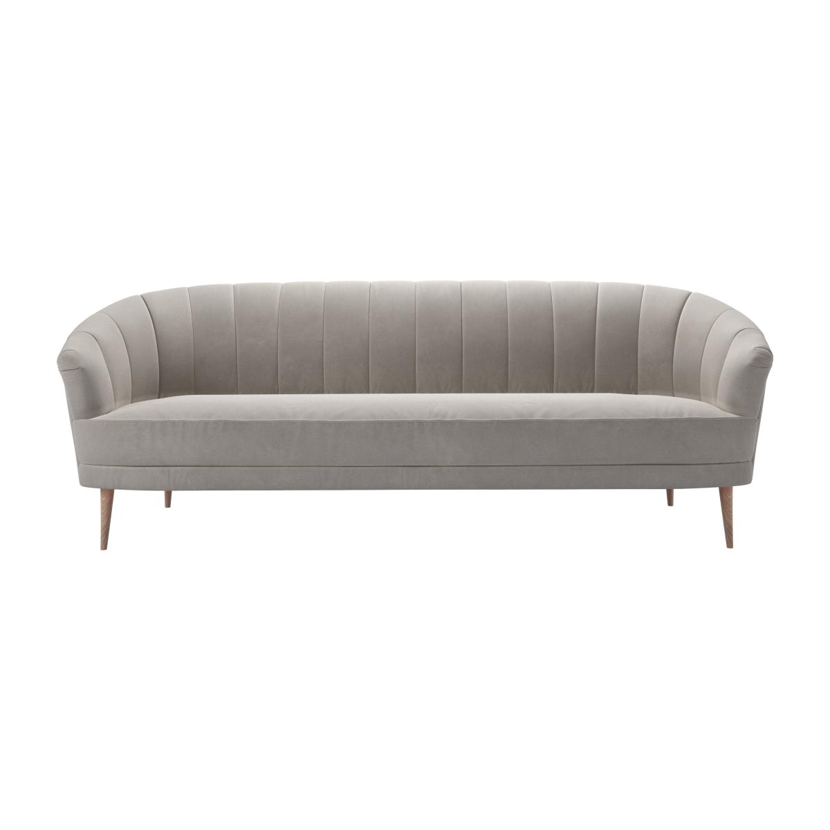 Harper 3 Seat Sofa in Nimbus Aquaclean Clever Velvet – image 1