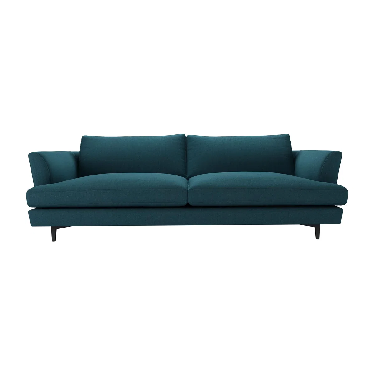 Lars 3 seat sofa in Evergreen Brushed Linen Cotton – image 1