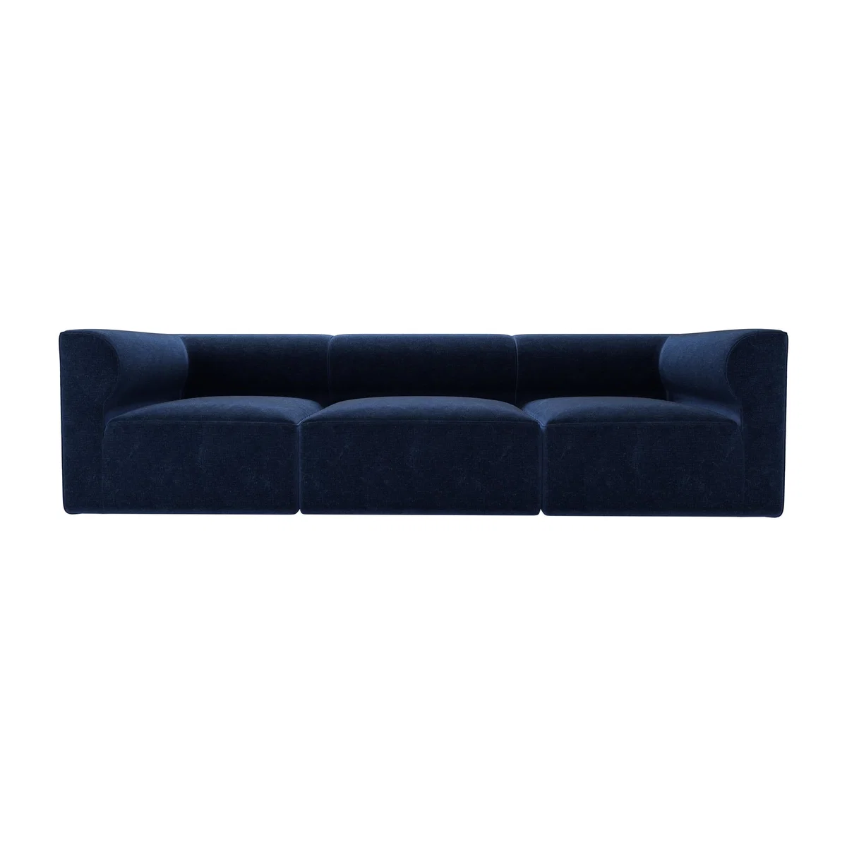 Cohen 3 Seat Sofa in Port Royal Aquaclean Clever Chenille – image 1