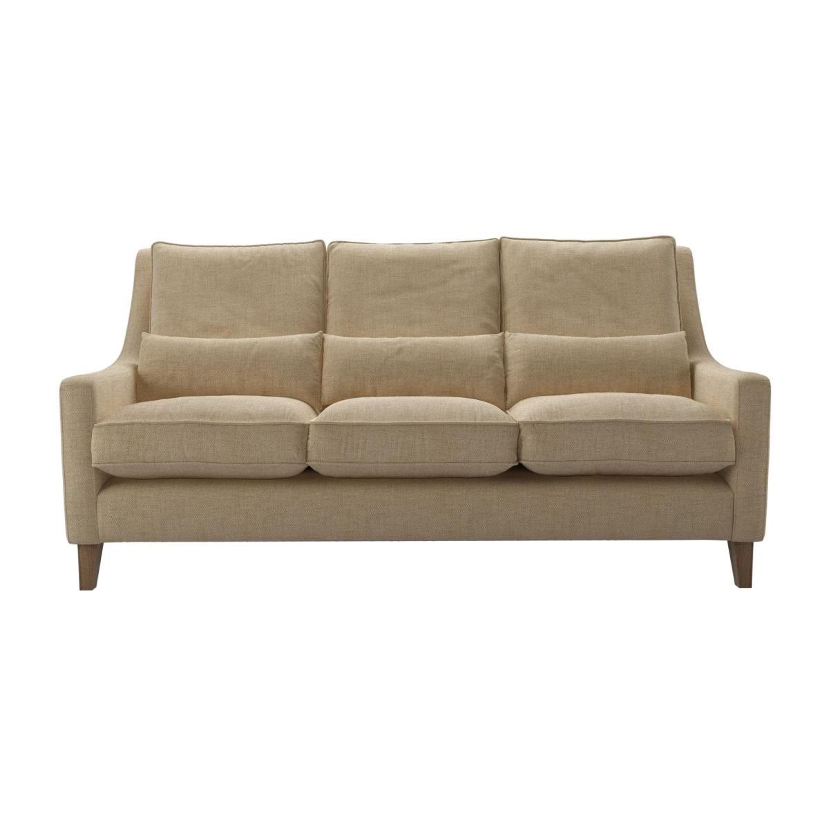 High Back Iggy 3 Seat Sofa in Nordic Pine Hygge Chunky Weave – image 1