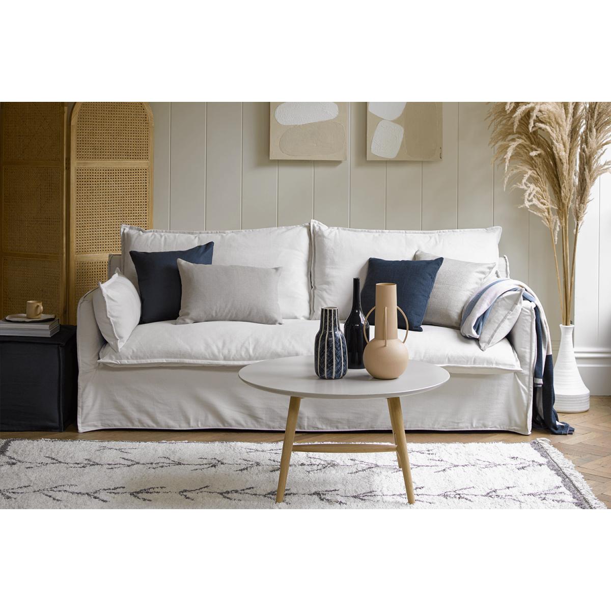 Nearly New Isaac 3 Seat Sofa in Channel Blue Sandgate - sofa.com – image 2