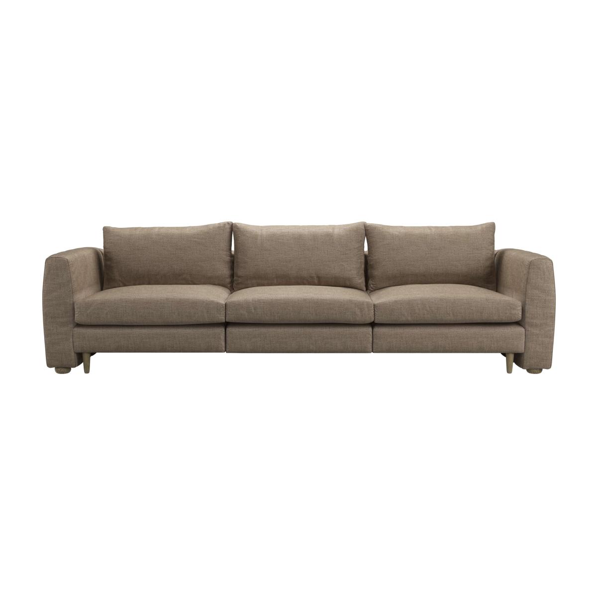 Tiffany 3 Seat Sofa in Greige Florence Textured Weave – image 1