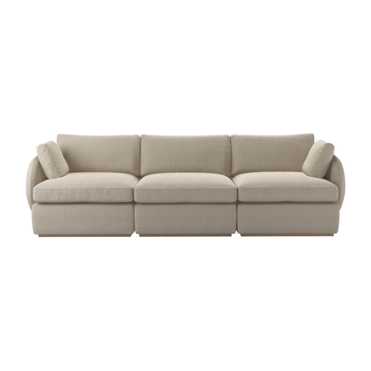 Ren 3 Seat Sofa in Wishful Vermeer Linen – image 1