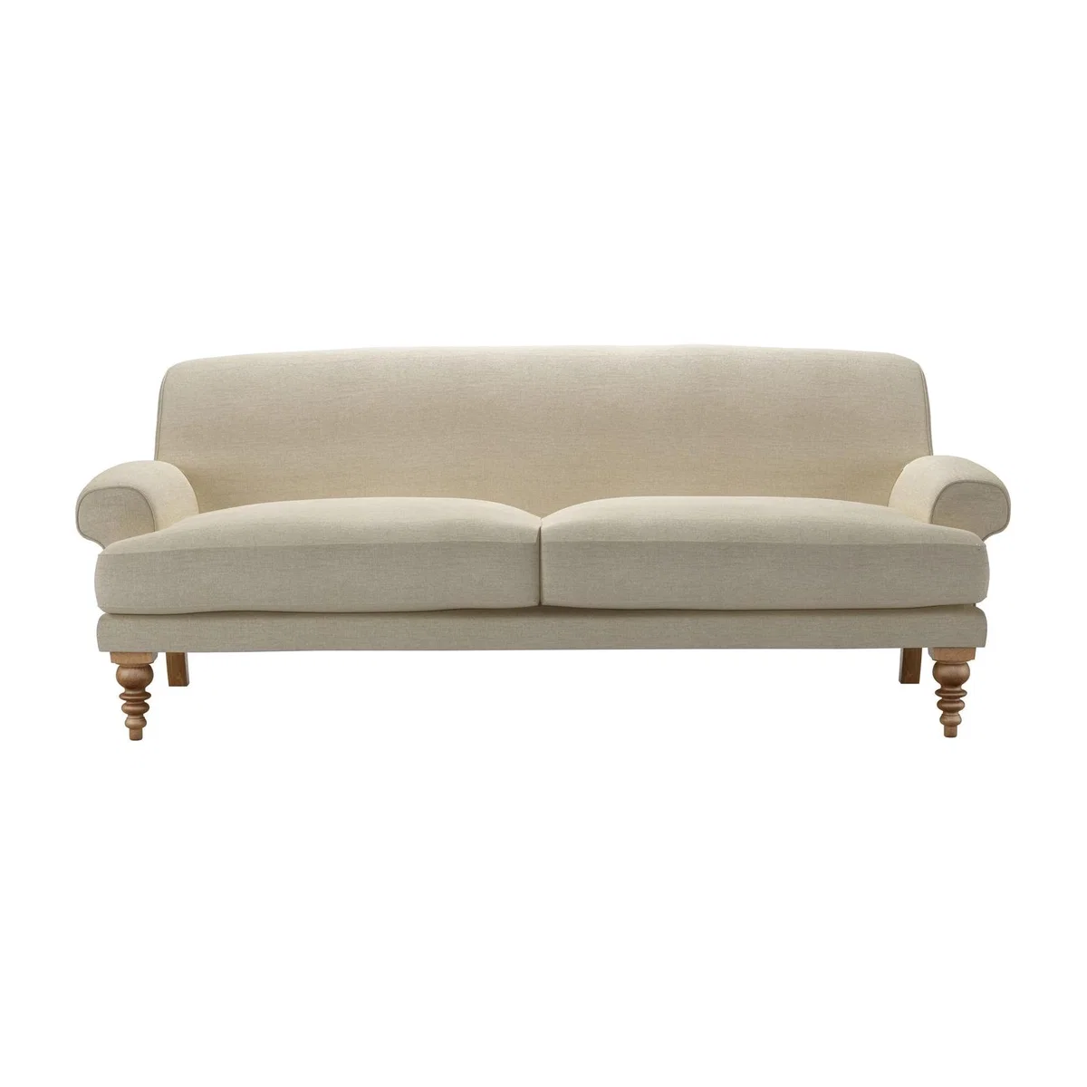 Saturday 3 Seat Sofa (breaks down) in Pampas Hygge Smart Linen – image 1